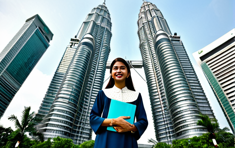 글로벌 무역 업무에 필요한 법적 지식 - **

"A businesswoman in a modest *baju kurung*, standing confidently in front of the Petronas Twin T...